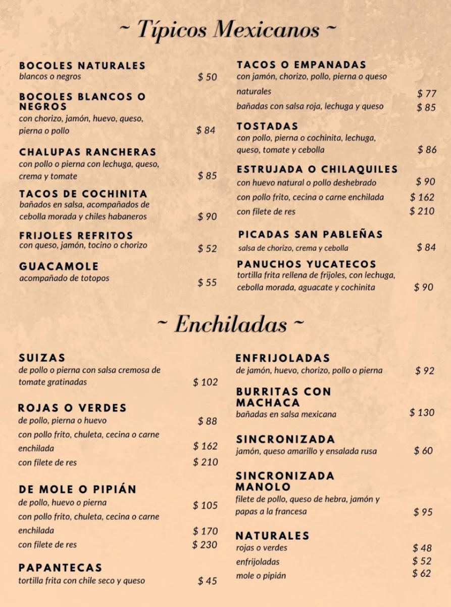 Café Manolo II Menu - Image 5